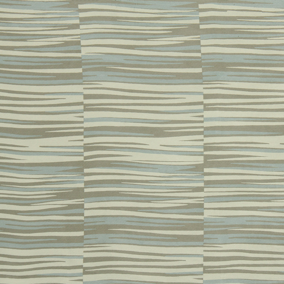 Beacon Hill Tangier Stripe | Ice Upholstery - 215169