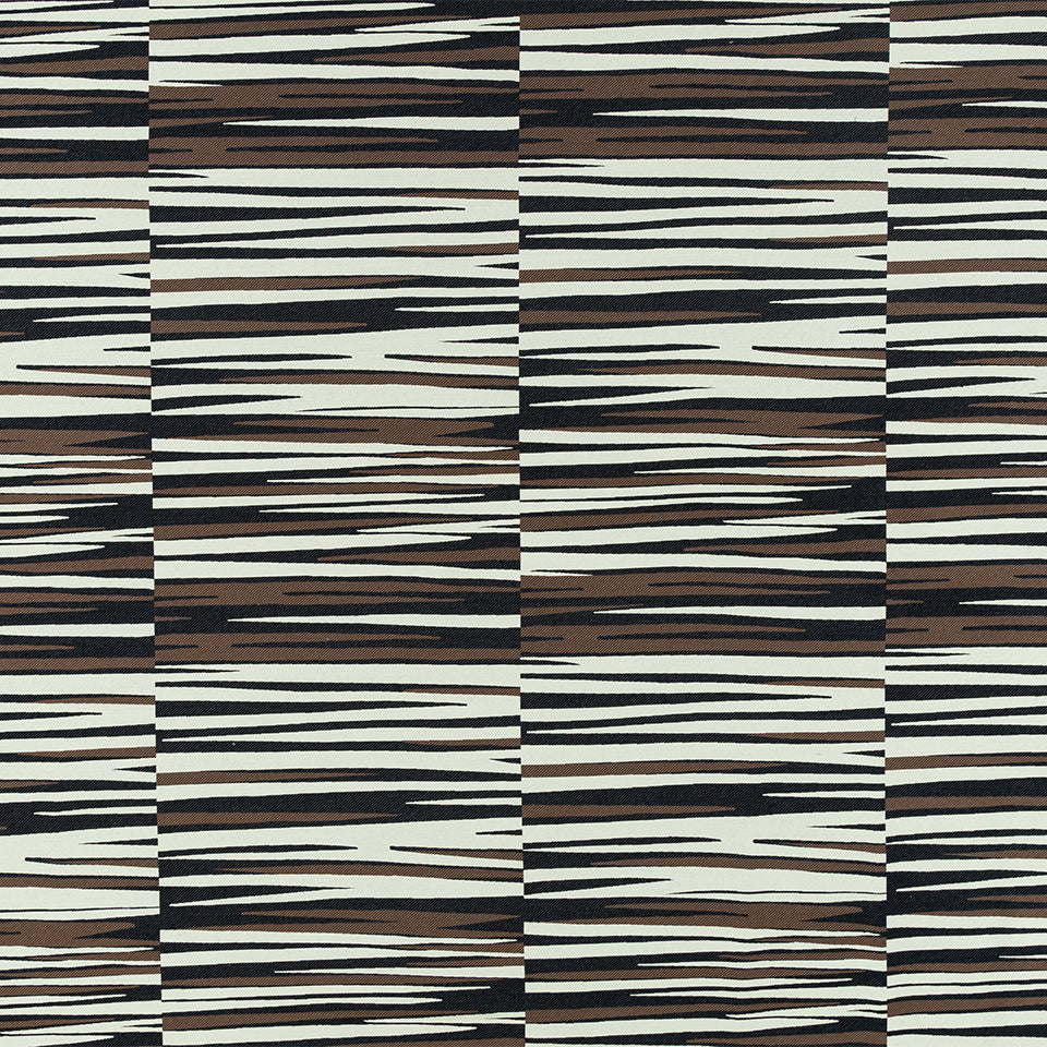Beacon Hill Tangier Stripe | Walnut Ebony Upholstery - 215177