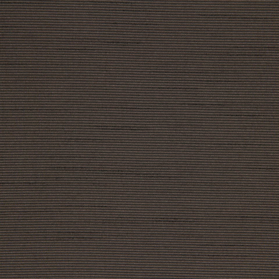 Charcoal ribbed fabric swatch with fine horizontal ridges; corduroy-like textile for clothing or upholstery.