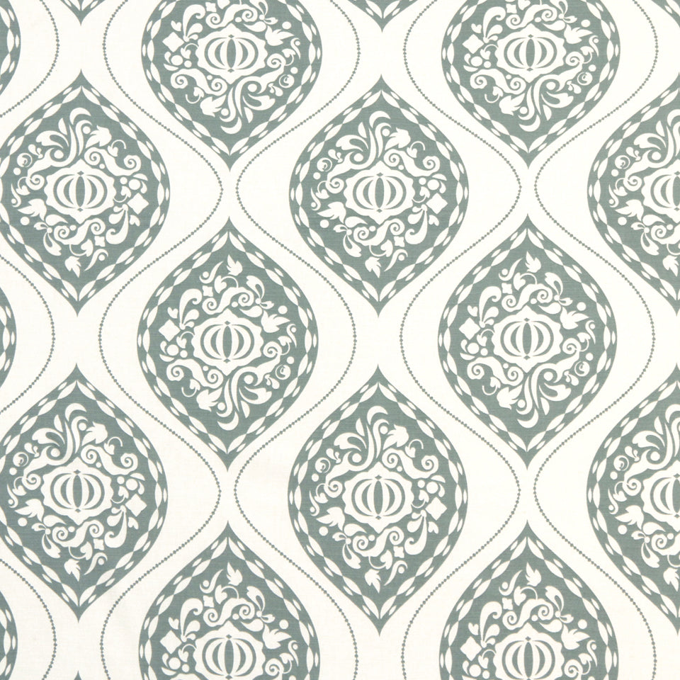 Robert Allen @ Home Ogee | Aquamarine Multipurpose - 215634