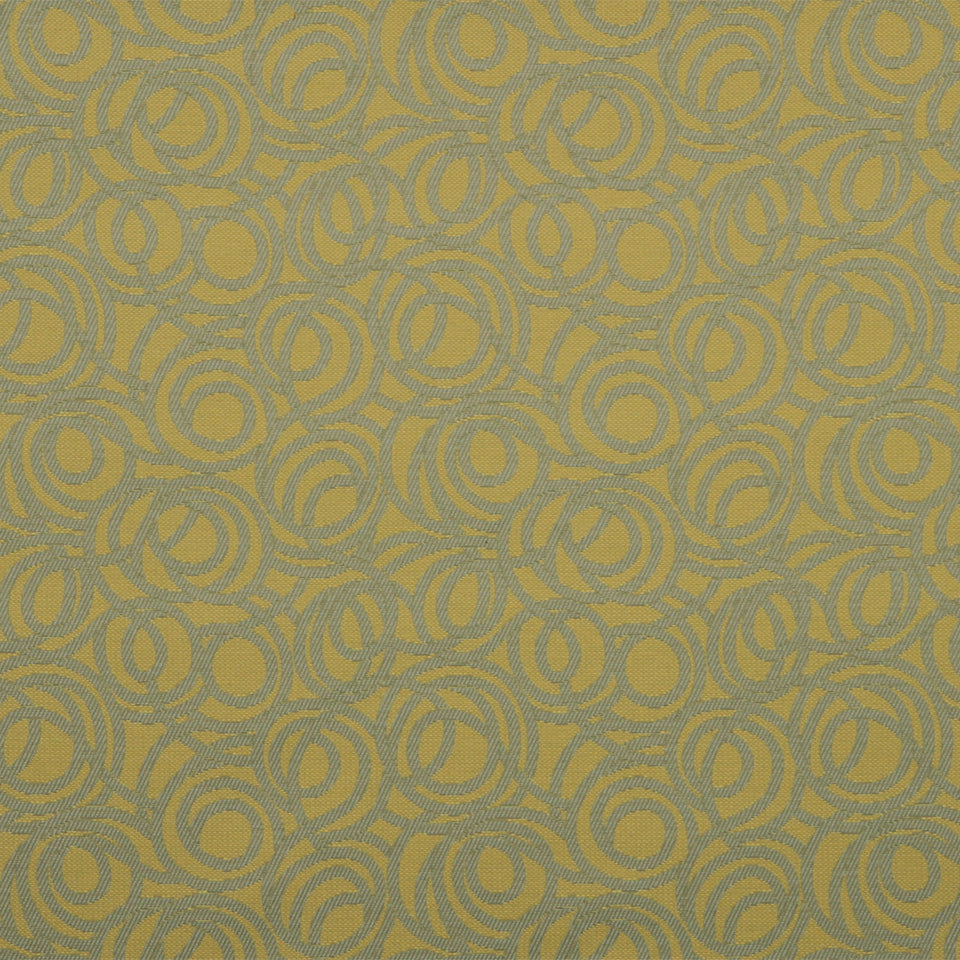 Robert Allen Contract Tangled Path | Mustard Upholstery - 216842