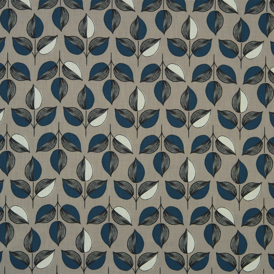 Robert Allen Contract Triple Leaf | 501-Aquamarine Multipurpose - 217905