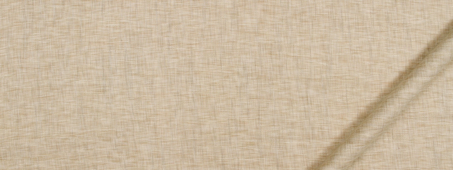 Beige grain multipurpose fabric texture close-up with diagonal shadow line; warm natural weave for upholstery or crafts.