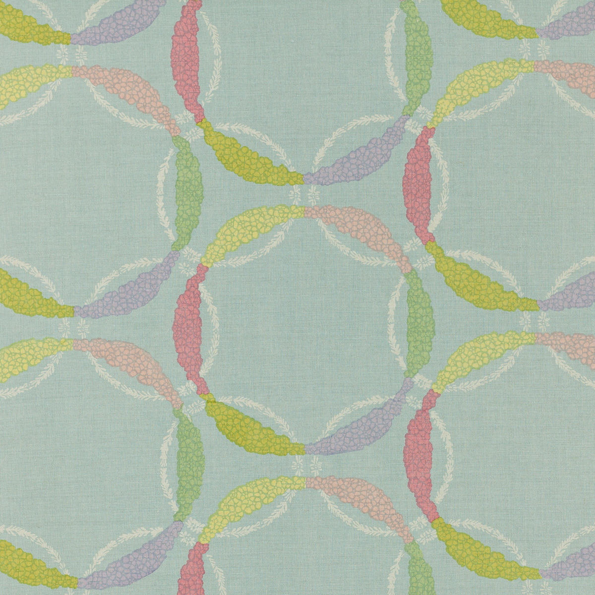 SCHUMACHER RAOUL TEXTILES OPHELIA PRINTS PRINTS ROBIN'S EGG - 219N67