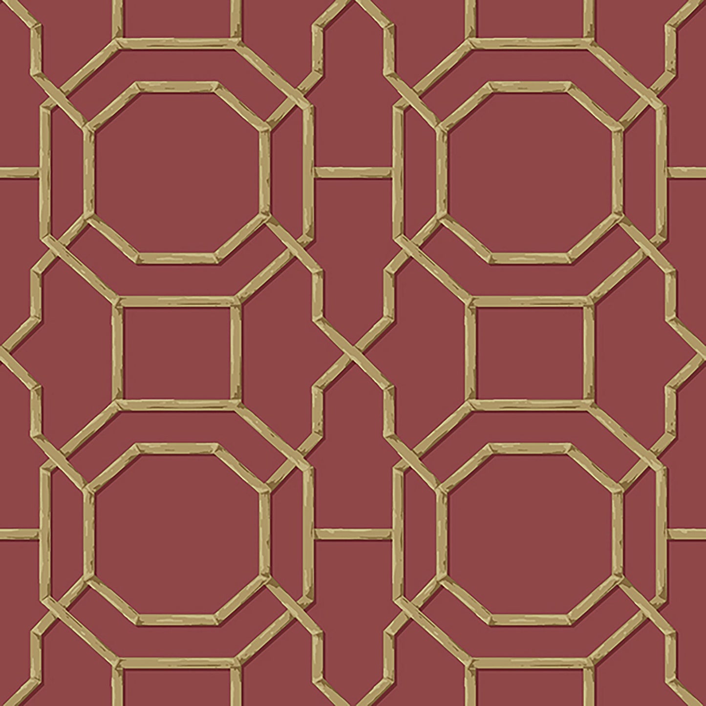 JF Fabrics -Wallpaper 2204 46 Wallpaper Burgundy,Red Non-Woven - 5943246 W7641