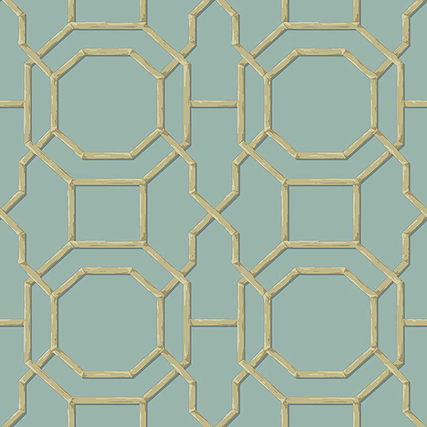 JF Fabrics -Wallpaper 2204 63 Wallpaper Blue Non-Woven - 5943263 W7641