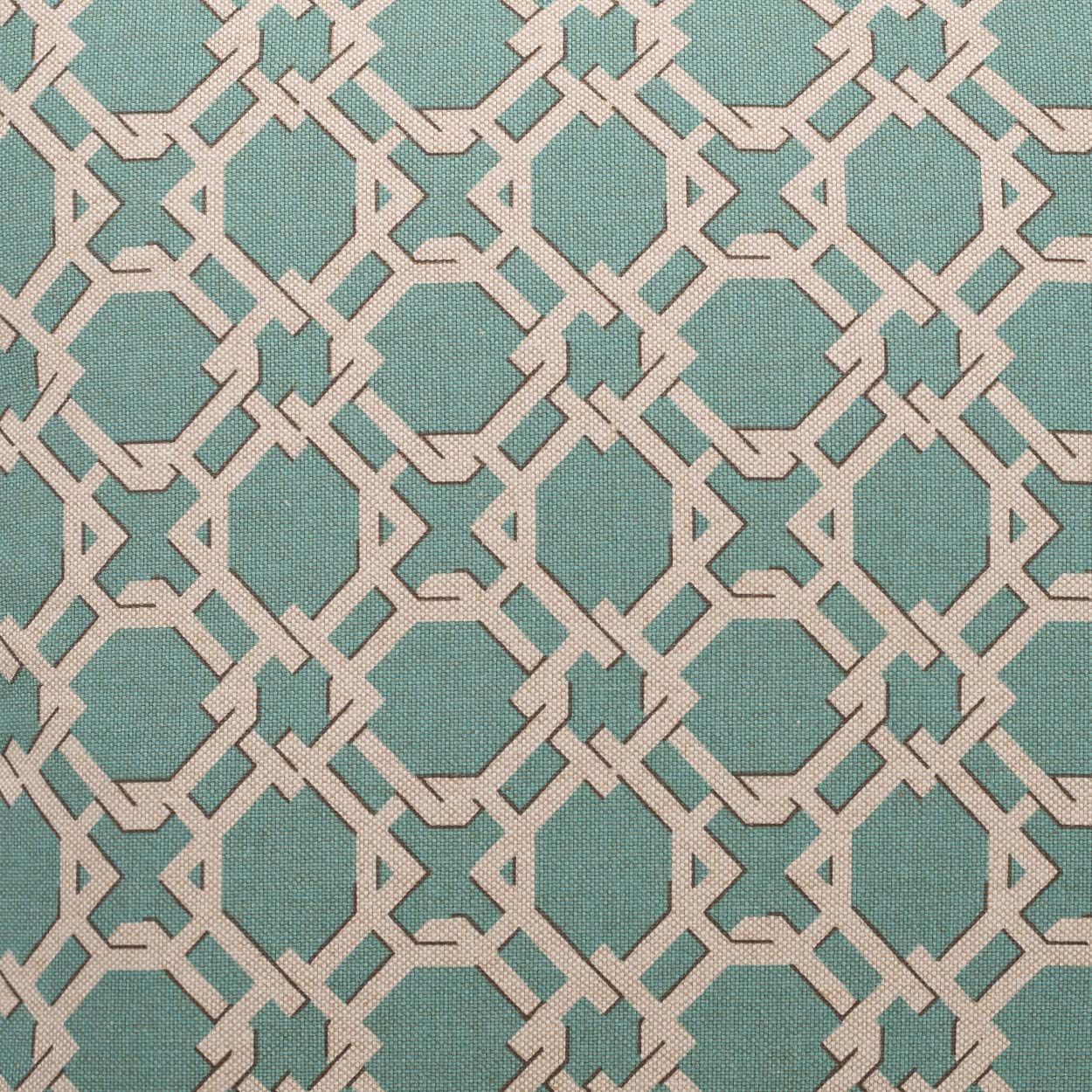 D.V. KAP HOME 24" x 24" Keenland Pillow - Blue Transitional, Geometric - 2208-B-2424