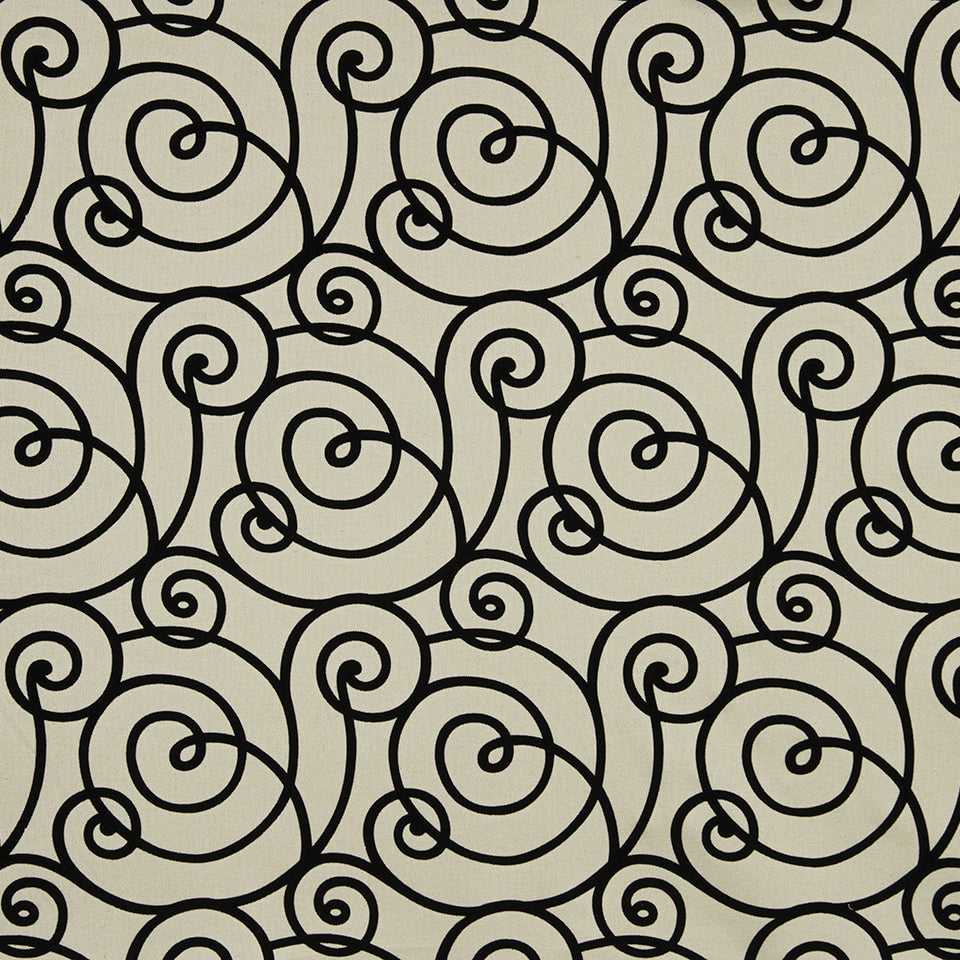 Robert Allen @ Home Flocked Scroll | Night Sky Upholstery - 222291