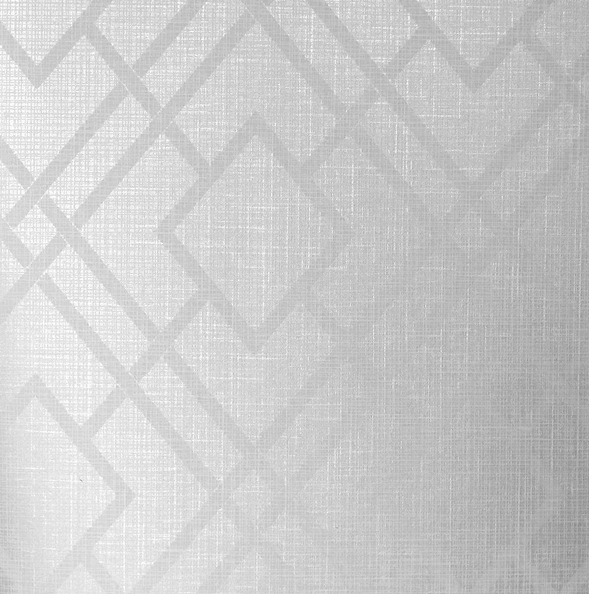 Etten Studios Diamond Lattice Geometric Contemporary Gray Mist & Metallic Silver - 2232217