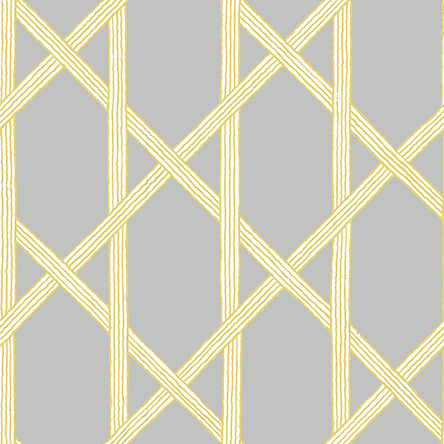 JF Fabrics -Wallpaper 2234 14 Wallpaper Grey,Silver,Yellow,Gold Non-Woven - 6036114 W7931