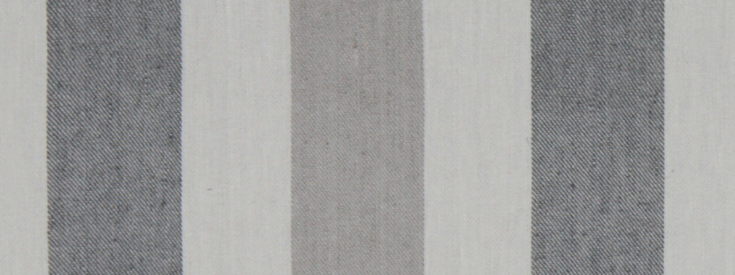 Beacon Hill Lotus Stripe | Silver Coal Multipurpose - 225984