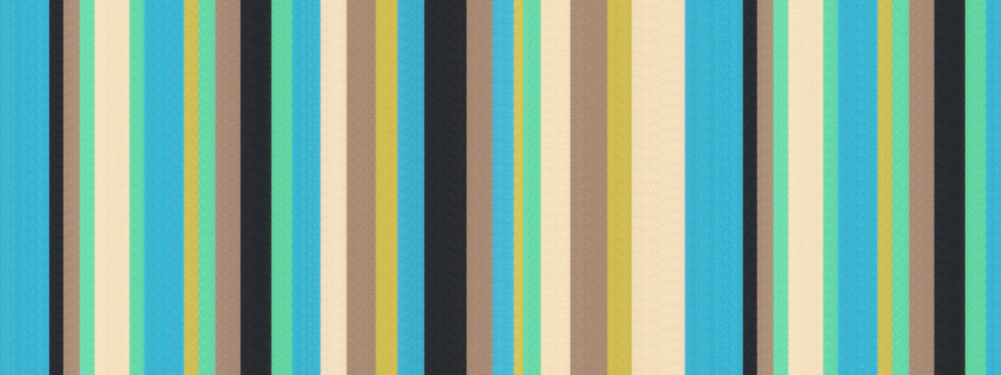 Robert Allen Eos Stripe | Turquoise Upholstery - 227777