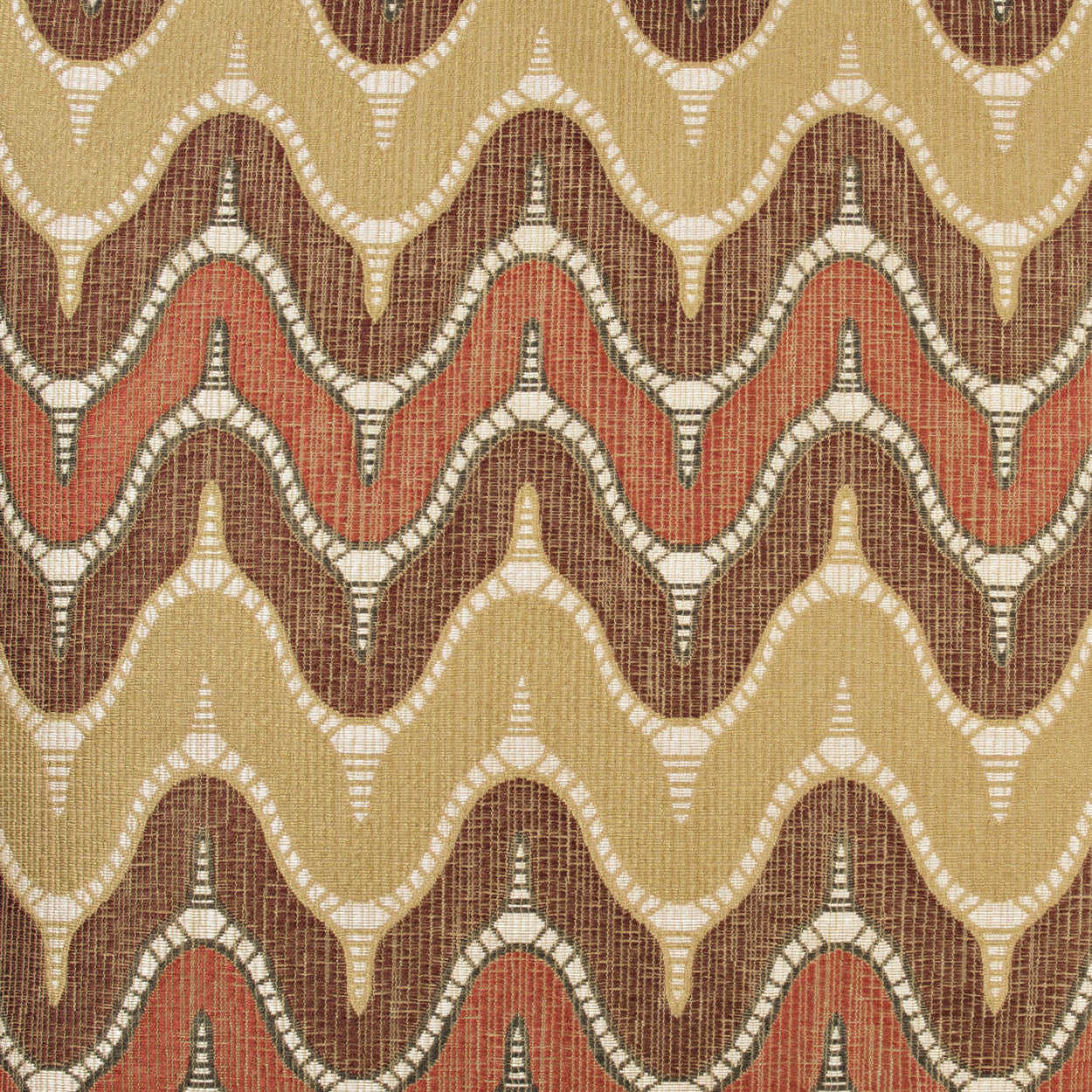 D.V. KAP HOME 24" x 24" Impressive Pillow - Spice Chevron - 2278-S-2424