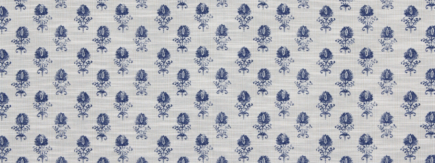 Robert Allen Cloe Flora | Cobalt Upholstery - 228028