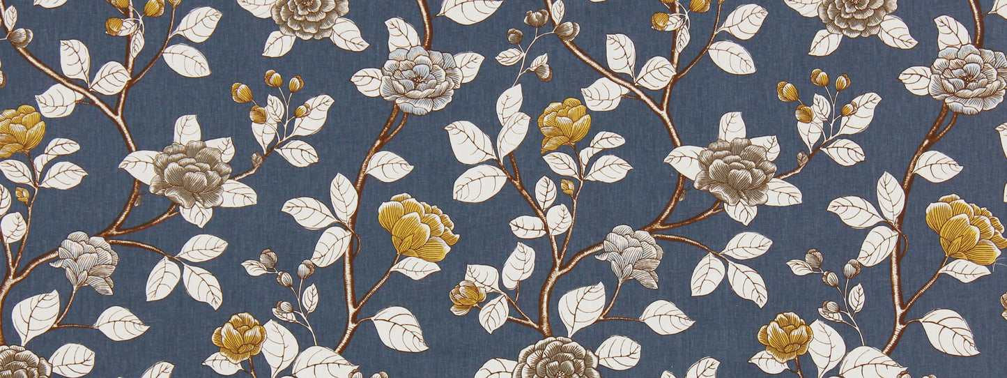 Robert Allen @ Home Leda Peony | Midnight Multipurpose - 229778