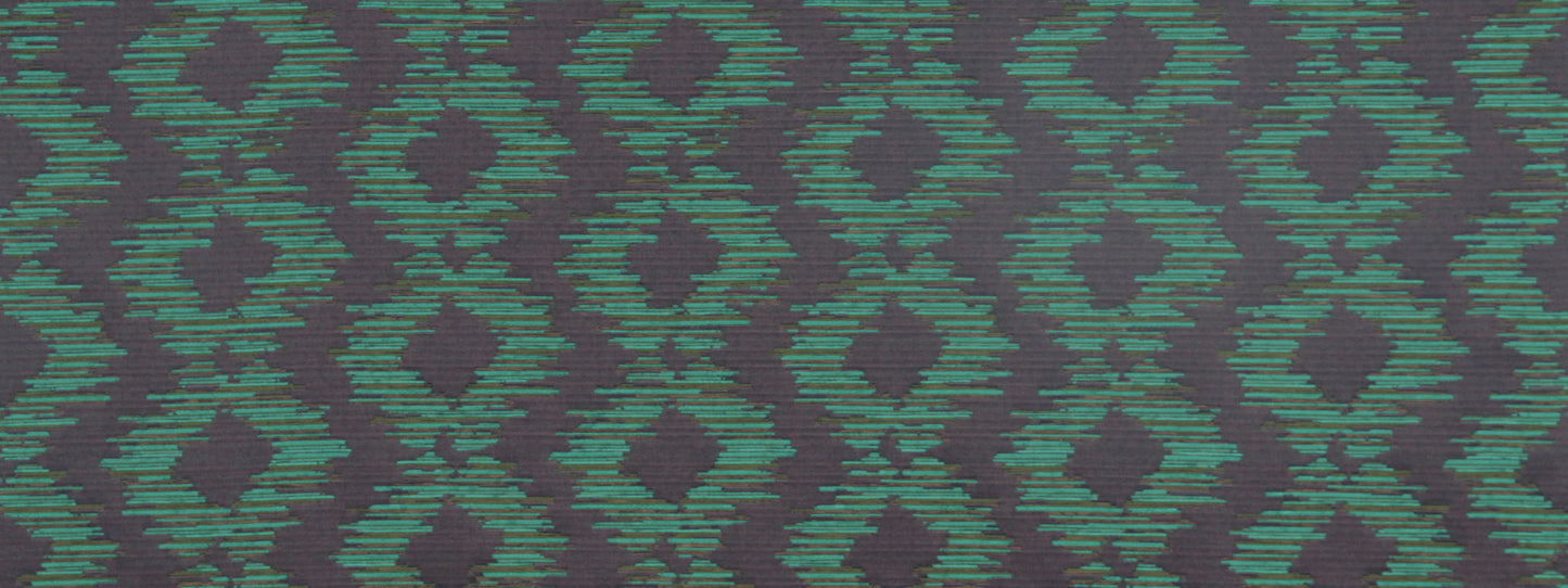 Robert Allen Contract Abstract Ikat | Emerald Upholstery - 230117