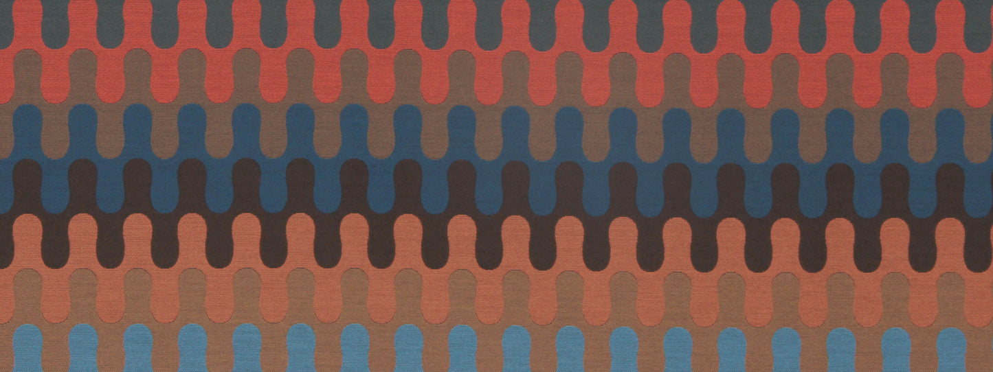 Robert Allen Contract Modern Puzzle | Mahogany Upholstery - 231127