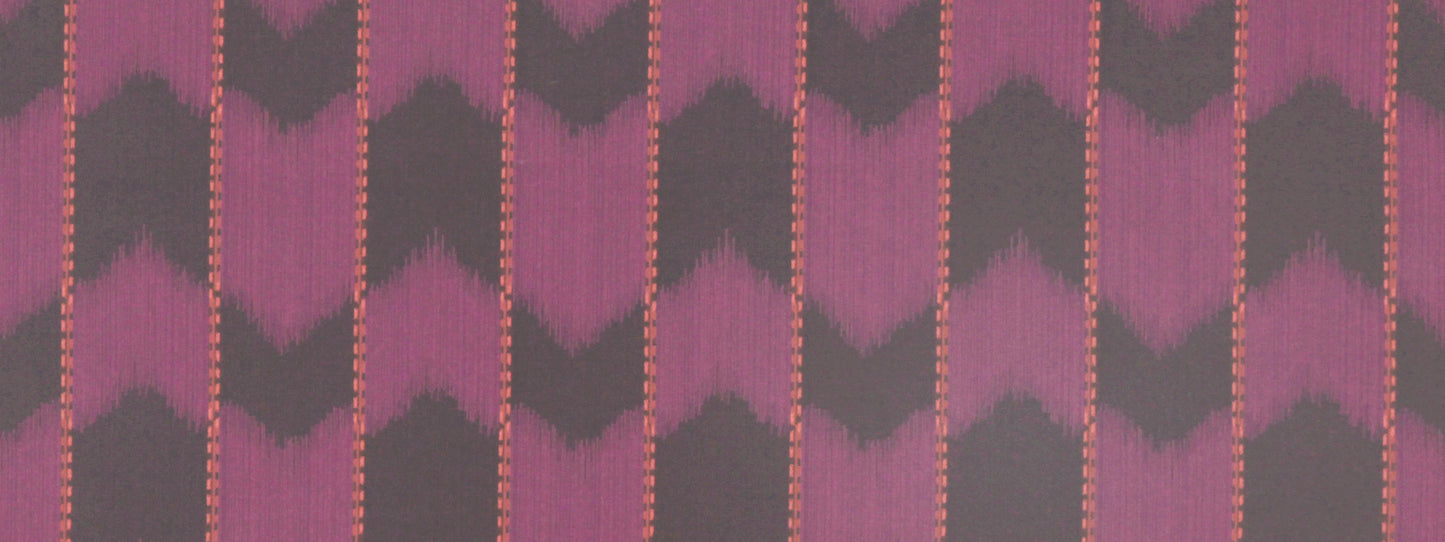 Robert Allen Contract Ikat Satin | Rhubarb Upholstery - 231145