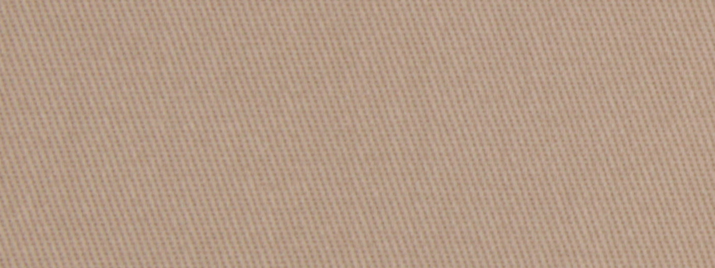 Beige woven fabric close-up with subtle diagonal texture and soft neutral color.