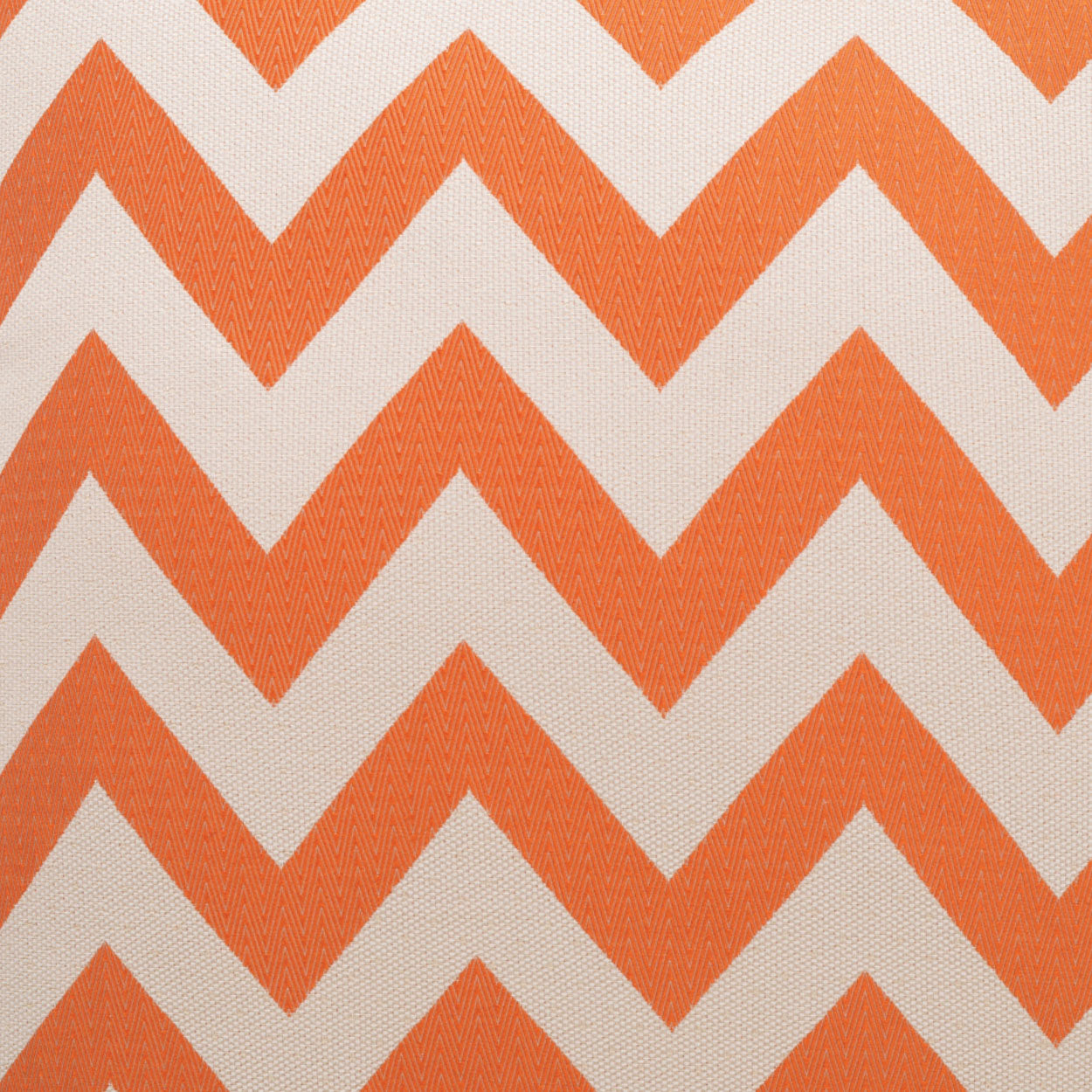 D.V. KAP HOME 24" x 24" Chevron Chic Pillow - Orange Chevron - 2313-O-2424