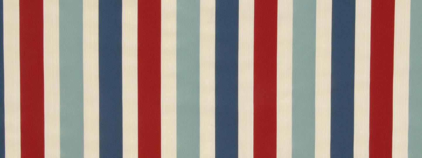 Robert Allen Vivid Stripe | Classic Crimson Upholstery - 231591