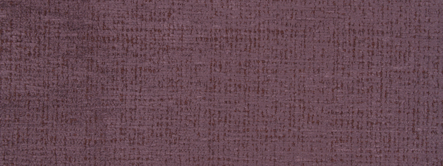 Plum purple woven fabric with a subtle texture, upholstery-grade material.