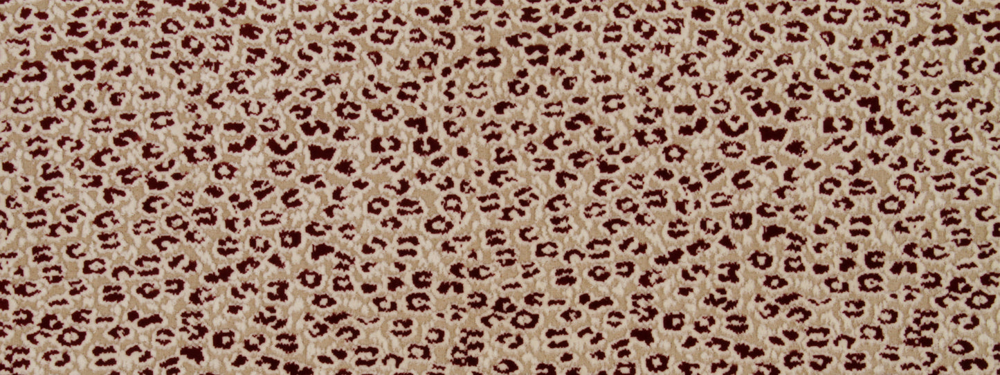 Robert Allen Soft Cheetah | Classic Crimson Upholstery - 232583