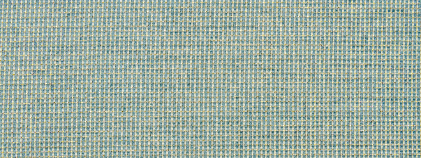 Blue Opal upholstery fabric with a subtle checkered woven texture.