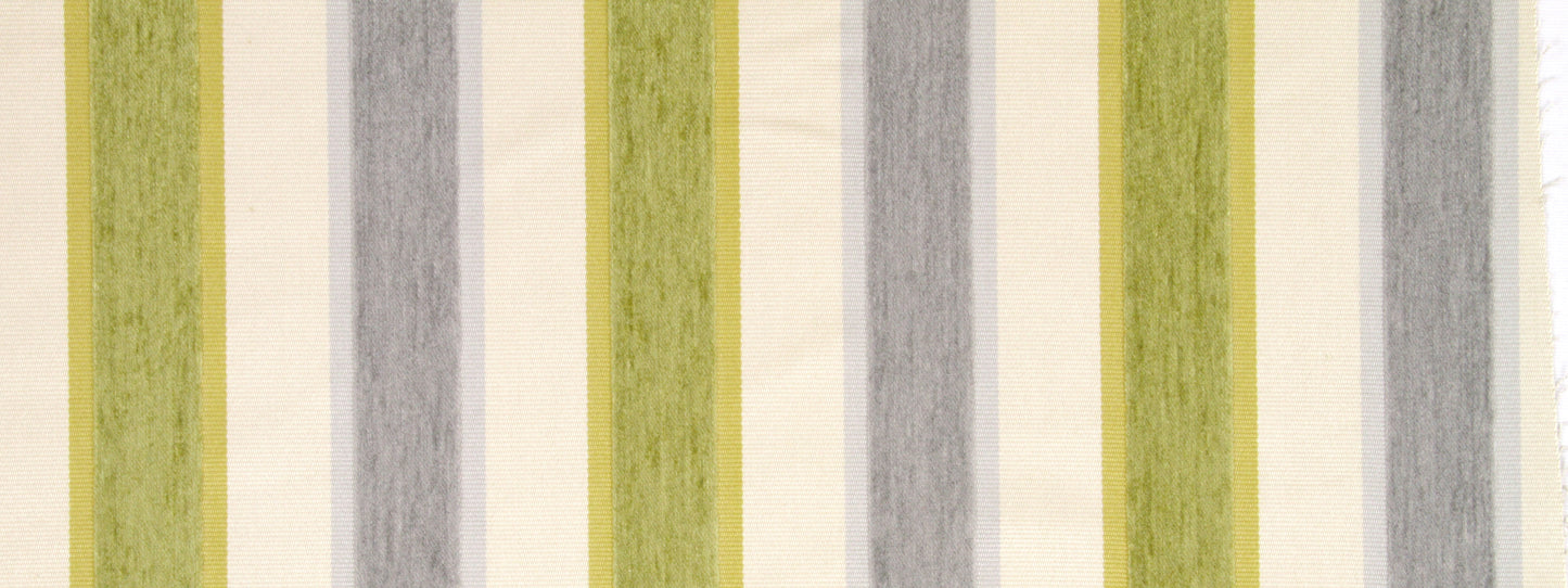 Robert Allen High Lo Stripe | Zinc Upholstery - 234149