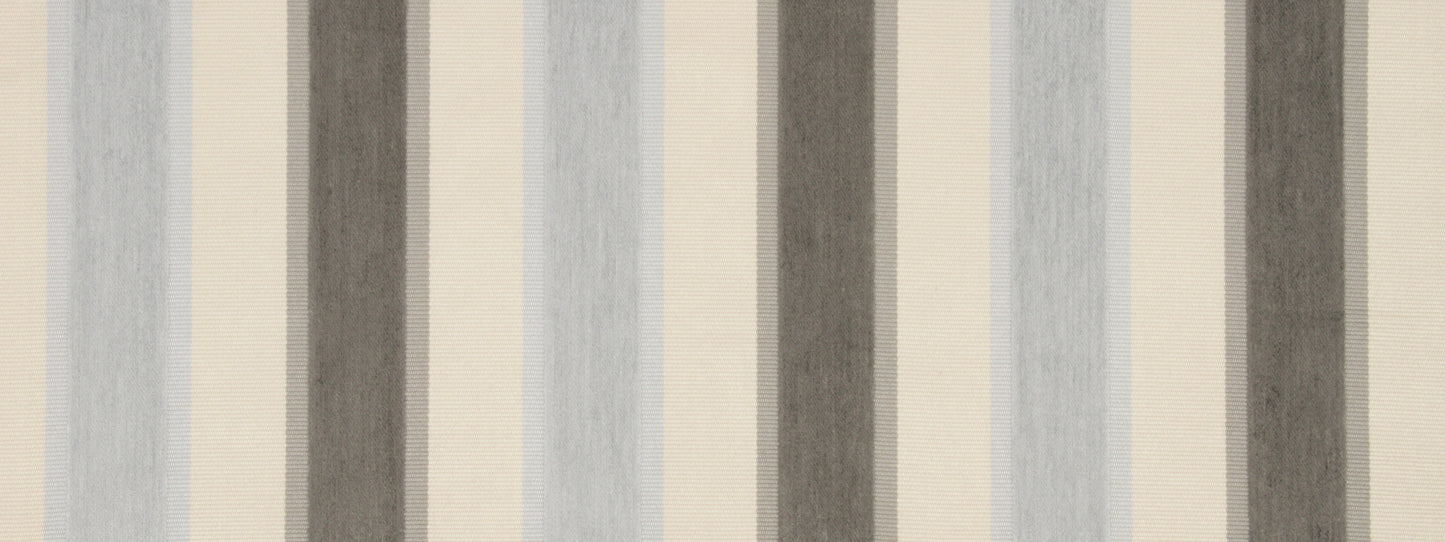 Robert Allen High Lo Stripe | Blue Opal Upholstery - 234151