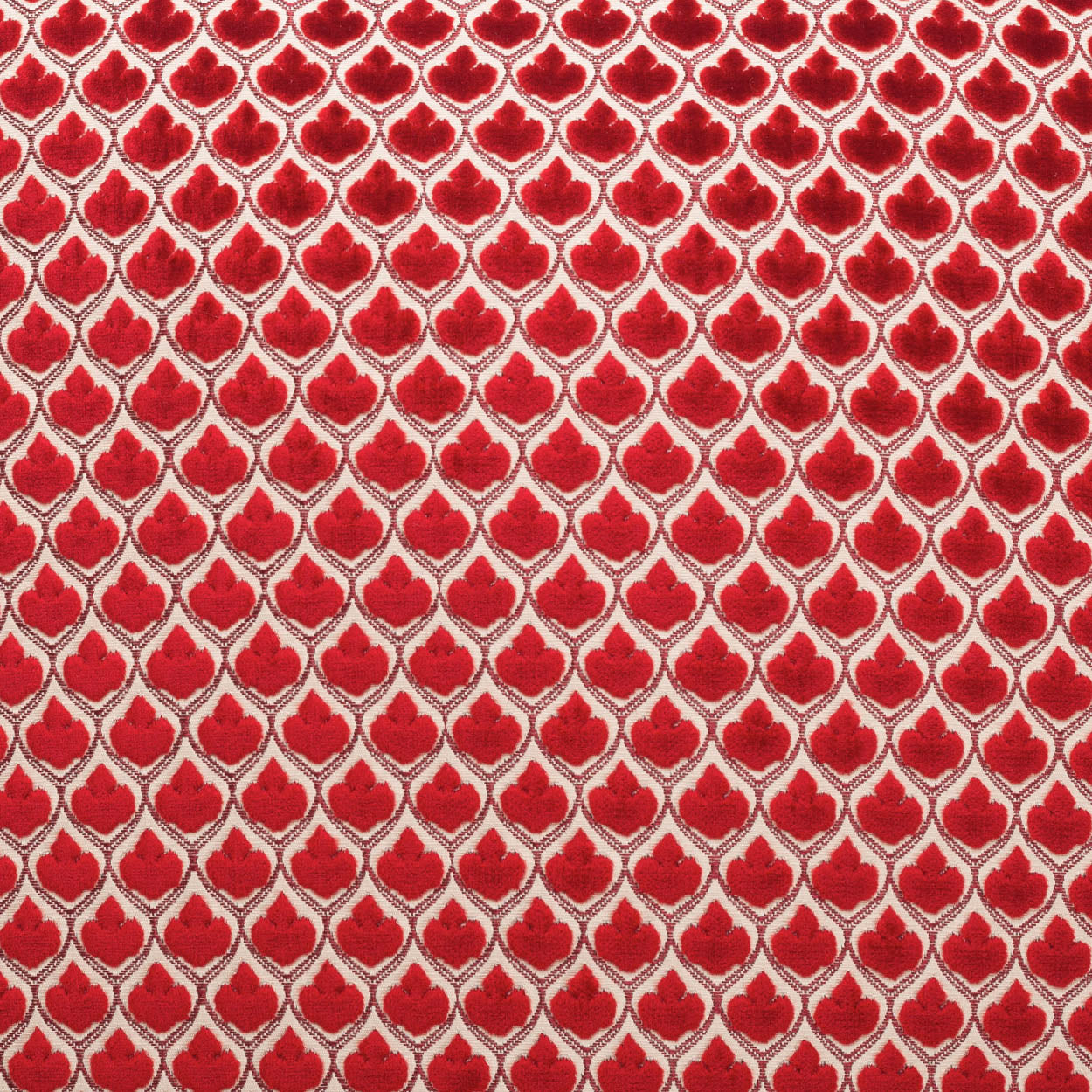 D.V. KAP HOME 24" x 24" Posh Pillow - Red Traditional - 2355-R-2424