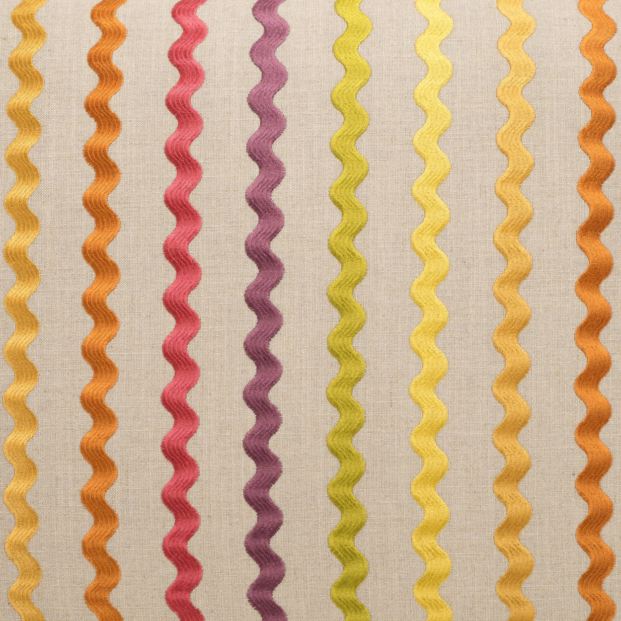 D.V. KAP HOME 24" x 24" Samba Pillow - Blossom Stripes - 2357-B-2424