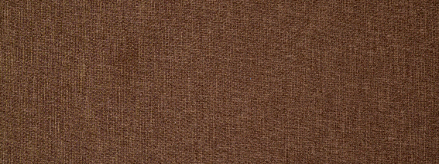Brown woven fabric texture with a warm, rustic look; ideal for upholstery or crafts.
