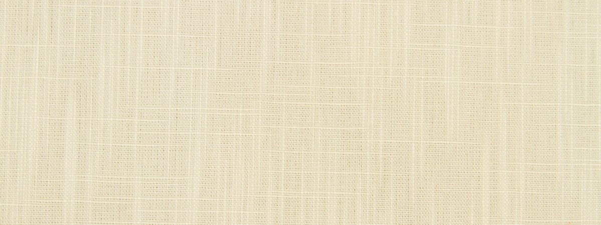 Beige woven linen fabric texture with visible fibers, versatile for upholstery or crafts.