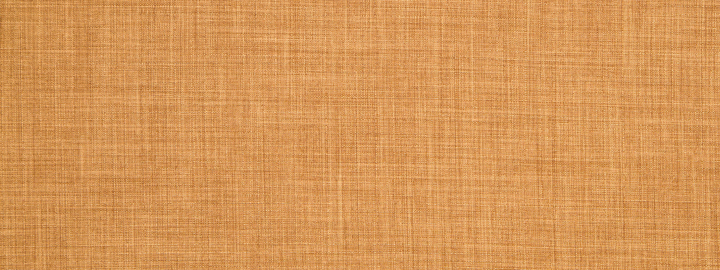 Close-up of orange woven fabric texture with visible fibers.