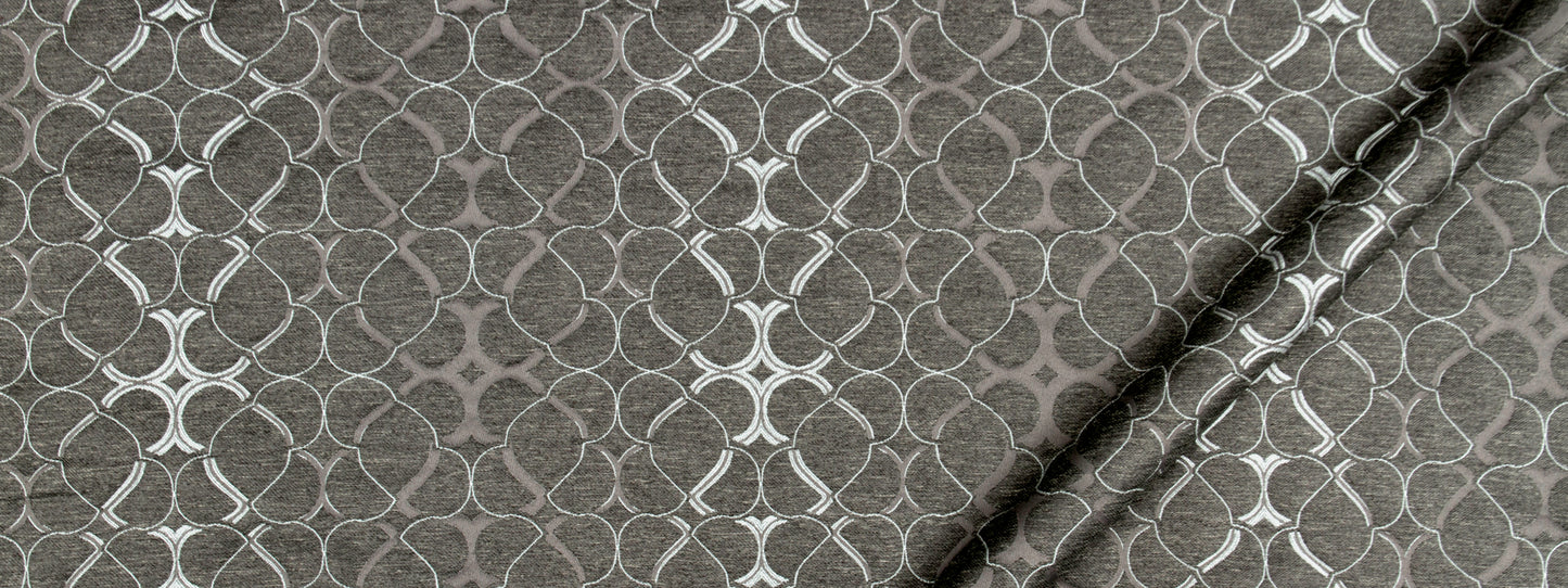 Robert Allen Contract Medialuna | Grey Heather Upholstery - 236129