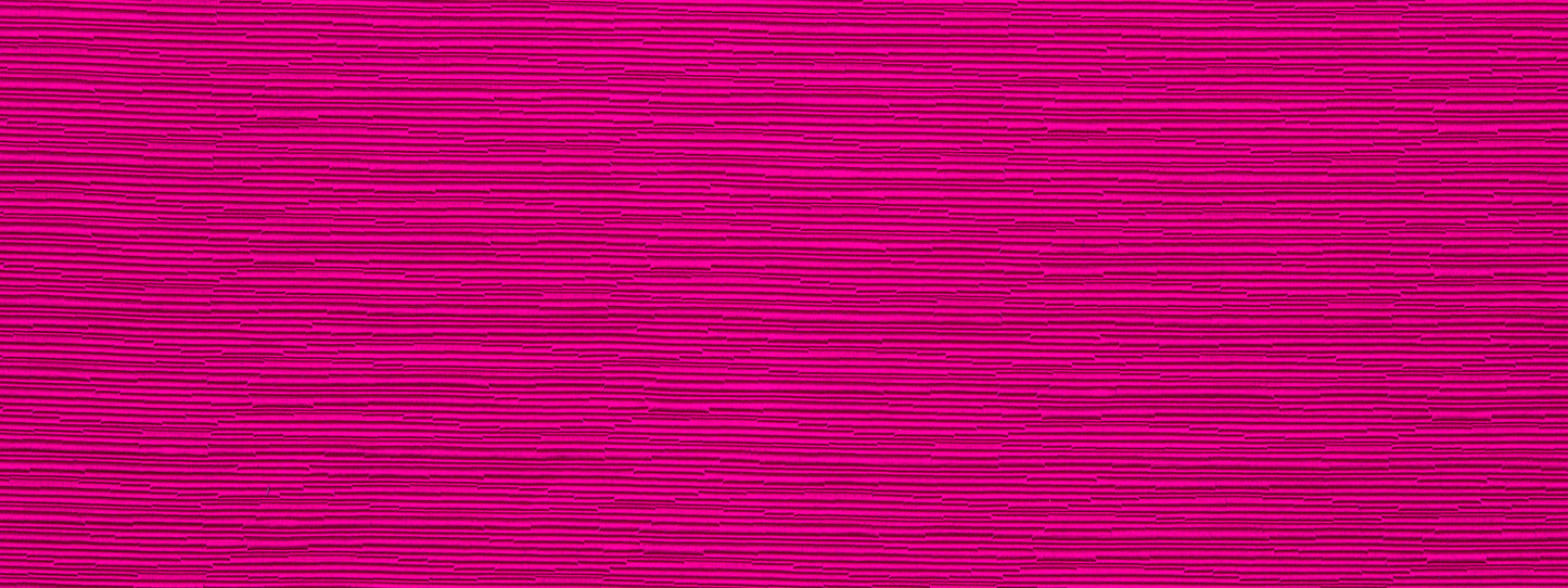 Bright magenta textured upholstery fabric with thin horizontal stripes.