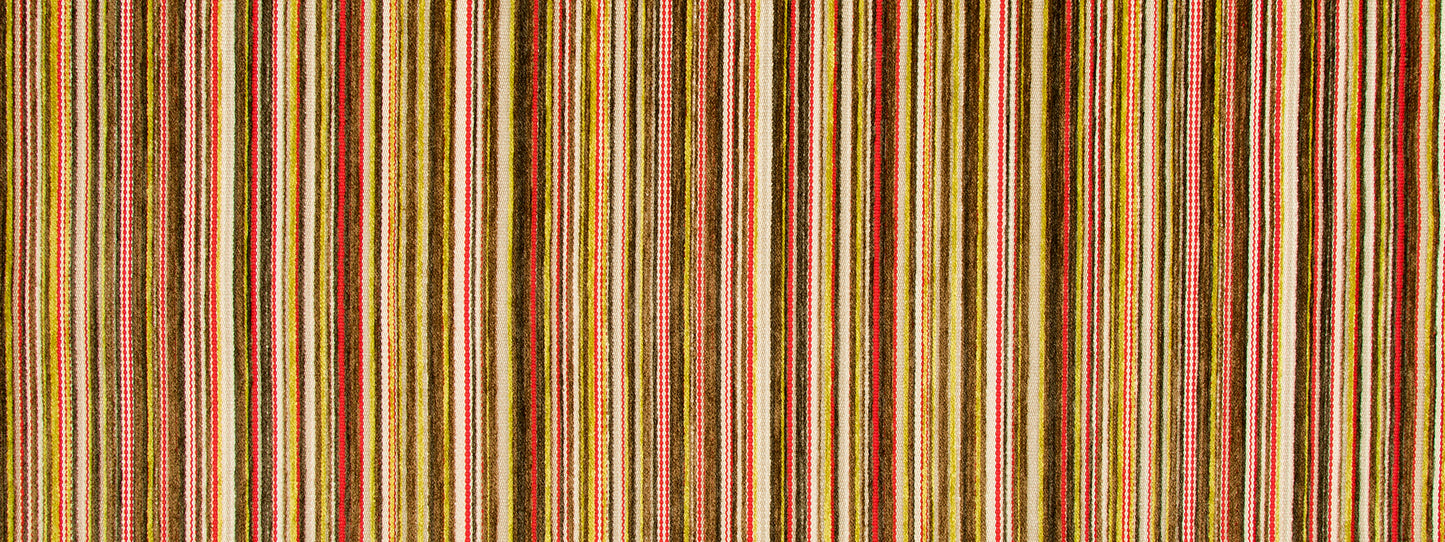 Robert Allen Chroma Stripe | Poppy Upholstery - 239406