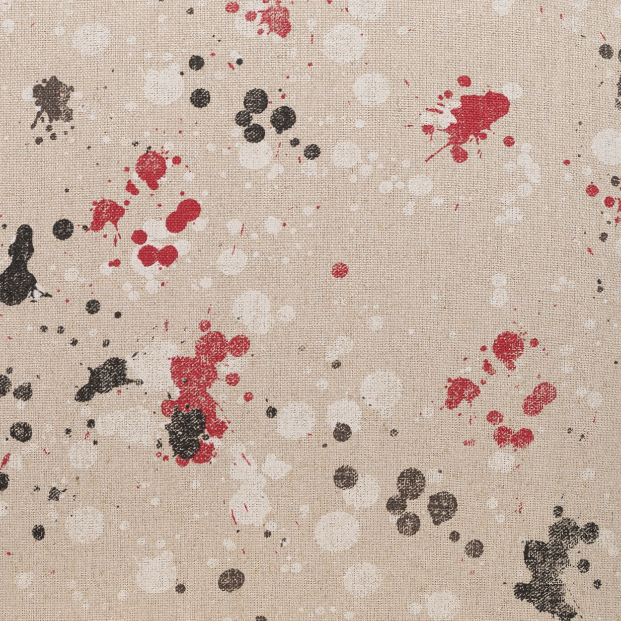 D.V. KAP HOME 24" x 24" Dropcloth Pillow - Red Modern, Abstract - 2397-R-2424