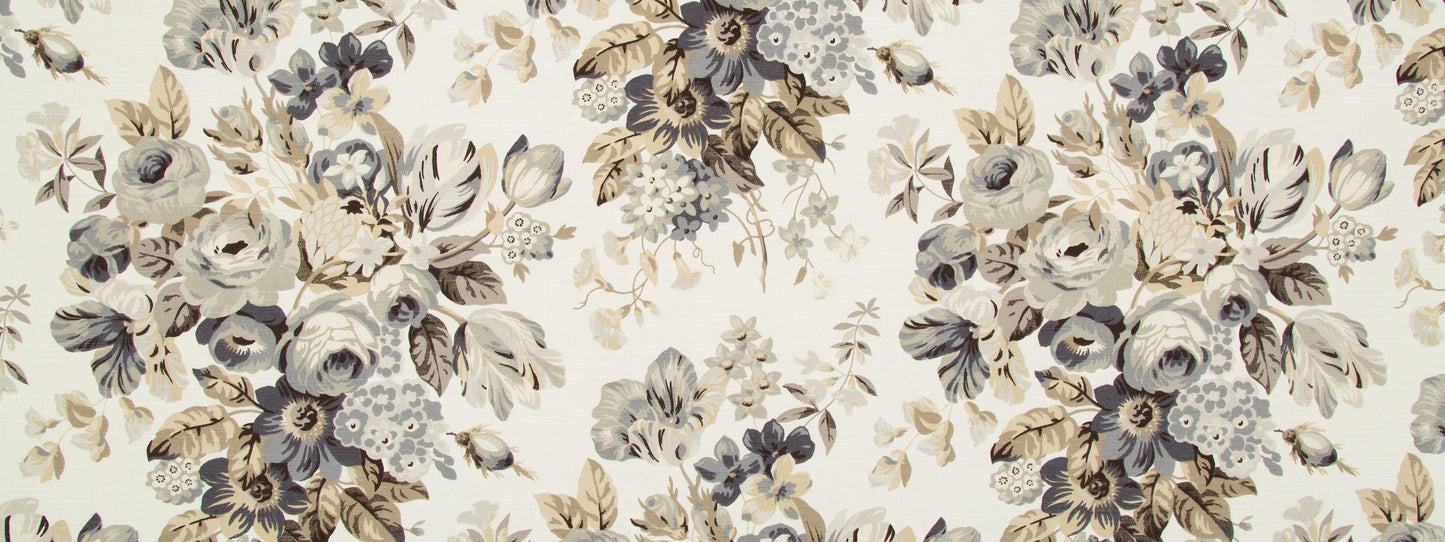 Robert Allen @ Home Medley Blooms | Pewter Multipurpose - 240291