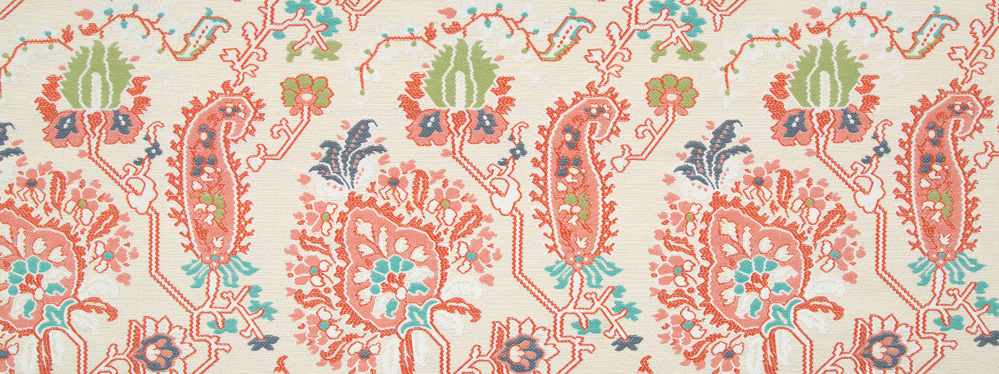 Robert Allen Aztec Flowers | Coral Reef Upholstery - 240716