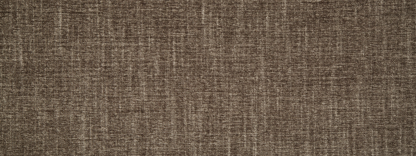 Close-up of mink-colored upholstery fabric with a coarse, textured weave.