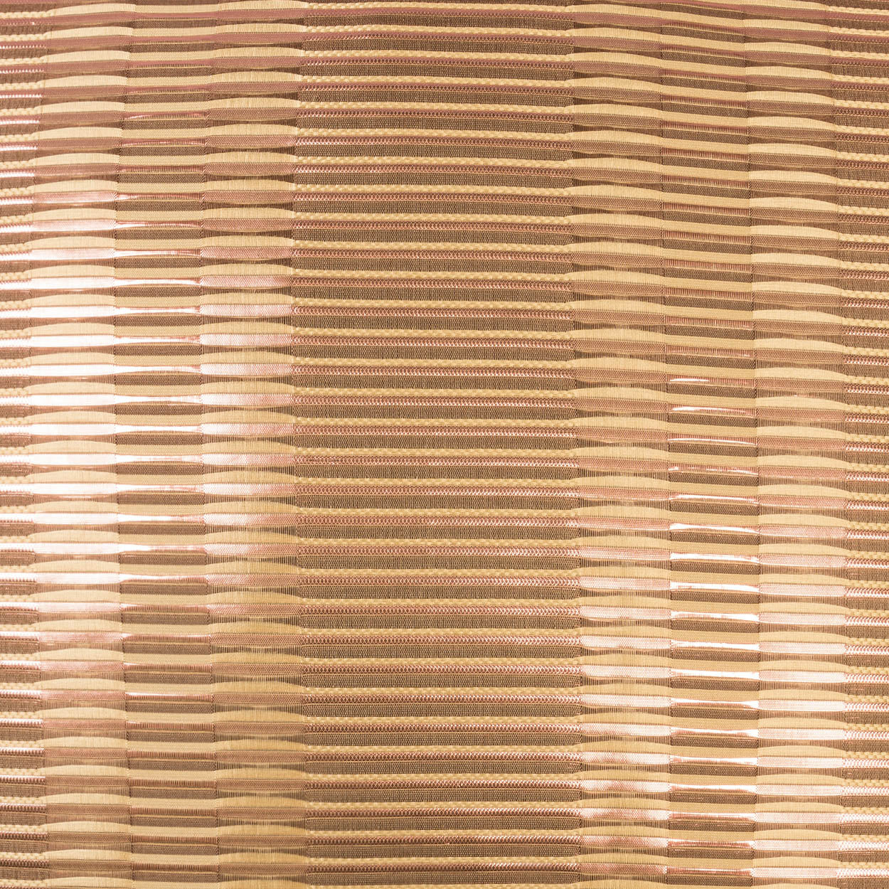 D.V. KAP HOME 24" x 24" Grid Pillow - Copper Glam, Modern, Solid, Textured, Stripes - 2416-C-2424