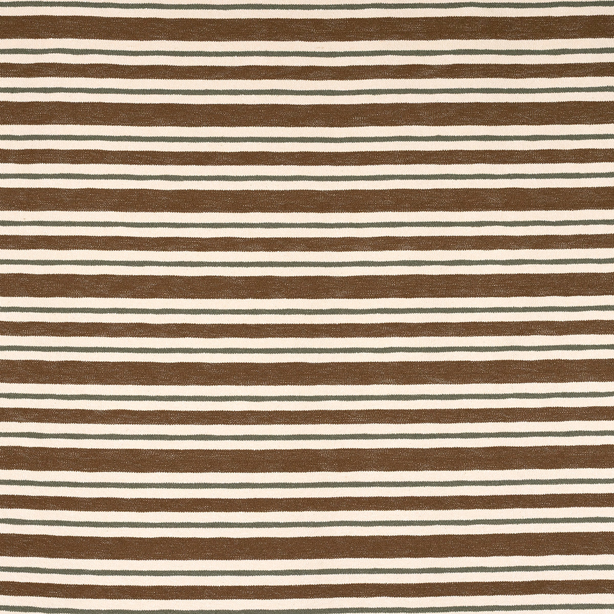 SCHUMACHER RAOUL TEXTILES PARKER STRIPE WOVEN WOVEN TOBACCO - 241P62