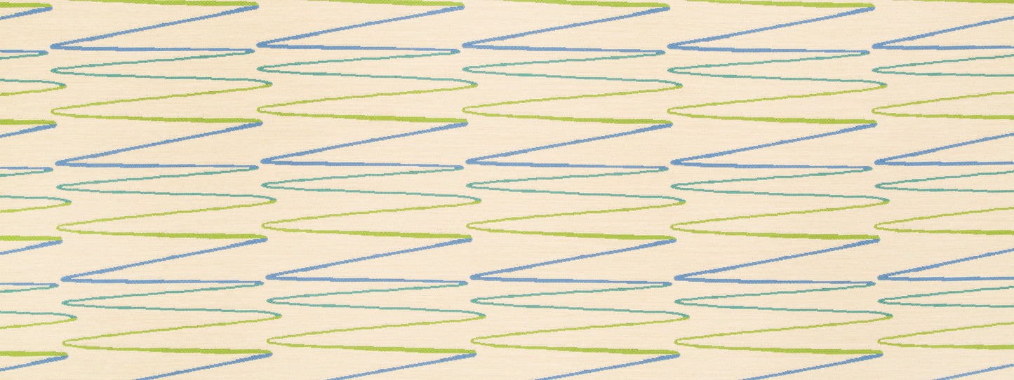 Robert Allen Contract Ziggy Waves | Lime Upholstery - 242291
