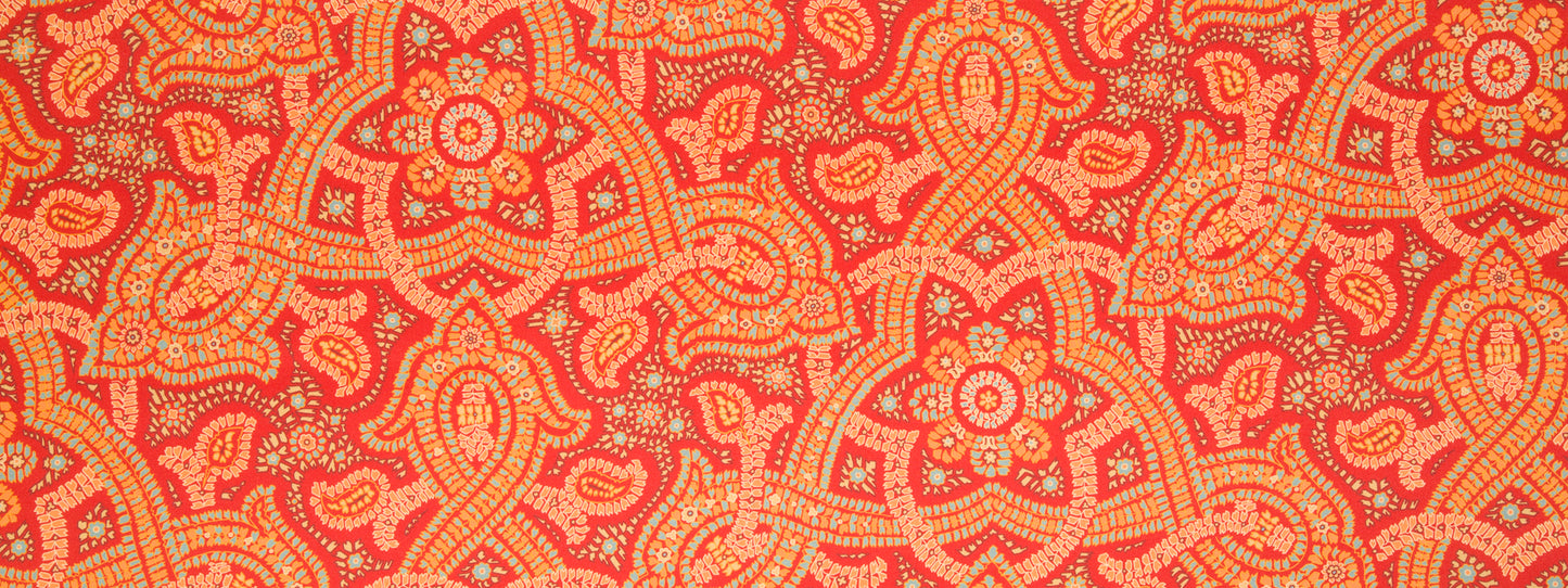 Beacon Hill Samba Paisley | Tomato Drapery - 242346