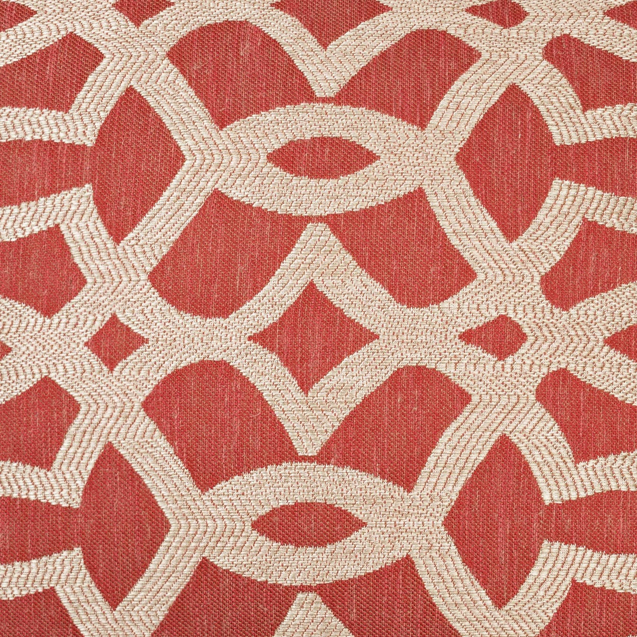 D.V. KAP HOME 2433-R-YARD Neron Fabric - Red Traditional Red - Neron