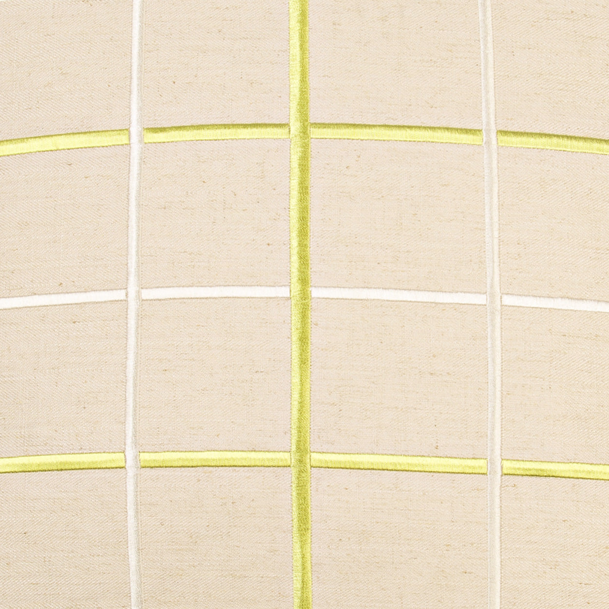 D.V. KAP HOME 24" x 24" Gateway Pillow - Citron Plaid - Check - 2435-C-2424