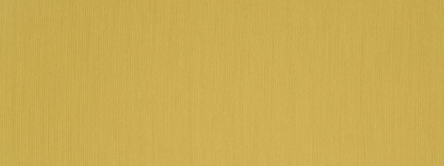 Golden yellow fabric texture with fine vertical ribbing.