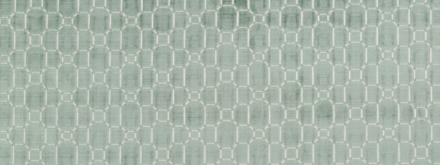 Beacon Hill Pave Velvet | Seafoam Upholstery - 245323